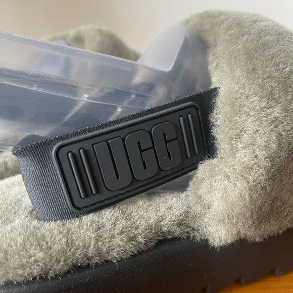 NIB Ugg Super Fluff Slingback Slippers SOLD OUT Size 8 - Picture 7 of 14